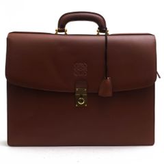 ヴィンテージ LOEWE 書類ケース ビジネスバッグ キャラメル 鍵付き