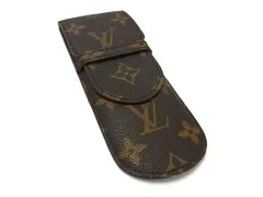 LOUIS VUITTON ルイヴィトン ペンケース エテュイ スティロ M62990 ブラウン モノグラム ユニセックス 美品のサムネイル