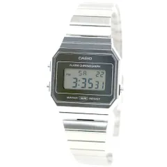 カシオ CASIO 腕時計 メンズ レディース ユニセックス デジタル シルバー カラー A700WEV-7AEFのサムネイル