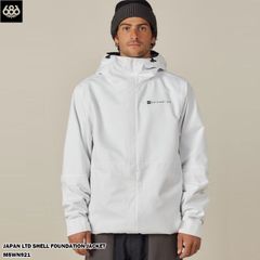 スノーボード 686JAPAN LIMITED FOUNDATION SHELL JACKET Lサイズのみ スノーウェア ジャケット メンズ 25-26 686 JAPAN LTD