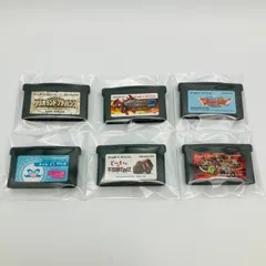 中古 ゲームソフト GBA ゲームボーイアドバンス 6本 セット まとめ メイドインワリオ ワリオランドアドバンス ガチャステ! ダイナデバイス2 どーもくんの不思議てれび スライムもりもり ドラゴンクエスト メダロットGカブト