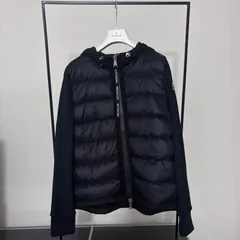 モンクレール★ハイブリッドダウンカーディガン★レディース★M★ブラック★国内正規品★美品のサムネイル