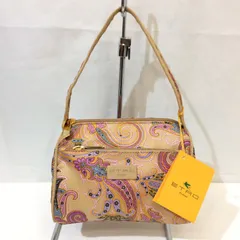 未使用☆ETRO エトロ ミニバッグ ポーチ ベージュ柄 ペイズリーのサムネイル