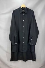 BLACK COMME des GARCONS ポリエステル縮絨ねじれシャツ - メルカリ