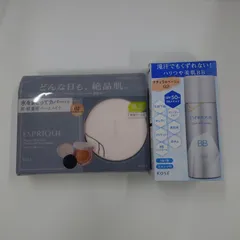 F3362 ESPIQUE エスプリーク アクアリー スキンウェア ナチュラルベージュ 02 レフィル パフ付き 13g・冷感タッチ BBスプレー UV 50 S ナチュラルベージュ 02 50g 計2点セットのサムネイル