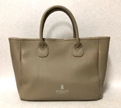 D383 ピッコーネ レザートート バッグ ベージュ ショルダー無 265152230のサムネイル