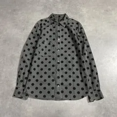 GQ5727◇FRAPBOIS : ドット柄シャツ◇1◇グレー/黒 フラボアのサムネイル