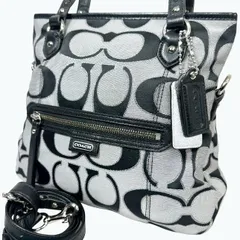 【美品】COACH コーチ デイジー シグネチャー ミア 2way ショルダーバッグ F23940