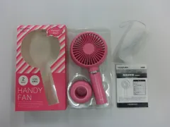【TAKA96-05】◇KOIZUMI　小泉成器　HANDY FAN　ピンク　欠品あり　ジャンク品のサムネイル