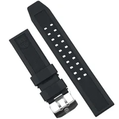 ルミノックス 腕時計 交換ベルト ストラップ 23mm ネイビーシール NBR ラバー ブラック スチールバックル メンズ LUMINOX FPX.3050.20Q.2.K Navy SEAL FPX-3050-20Q-2-Kのサムネイル