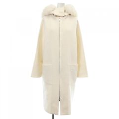 MARNI シルバーフォックス ファーコート 軽量 リボン サイズ40 