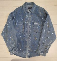 Needles デニムシャツ 半袖 インディゴワークシャツSizeL Needles デニムシャツ 半袖 インディゴワークシャツSizeL - メルカリ