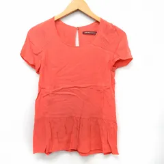 コントワーデコトニエ COMPTOIR DES COTONNIERS カットソー Tシャツ 半袖 Uネック ギャザー シンプル 36 ピンク /ST1のサムネイル