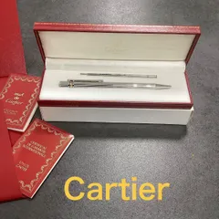 Cartier/カルティエ　マストドゥ カルティエトリニティボールペン ゴドロン　シルバー　ヴィンテージ　筆記具のサムネイル