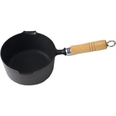 メーカー正規品 新品 岩鋳 Iwachu 片手鍋 24070 16cm 木柄付 黒焼付のサムネイル