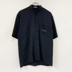 半袖シャツ　黒　ブラック　Mサイズ　古着のサムネイル
