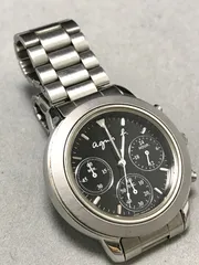 不動品　agnes b.　アニエスベー　腕時計　ステンレススチール　5153のサムネイル