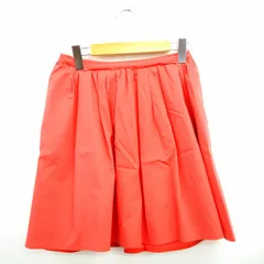 ルージュヴィフ Rouge vif スカート ボトムス フレア 無地 シンプル ひざ丈 コットン 綿 36 ピンク /MT9のサムネイル