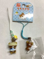 リラックマ ストラップ 3個セットご当地 滋賀県限定 信楽狸 san-x