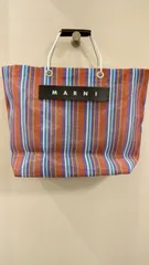 M02　マルニマーケット　MARNIMARKET　フラワーカフェ　メッシュ　大きめ　ショッピングバッグのサムネイル
