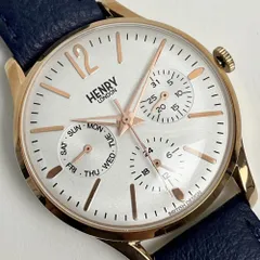 ヘンリーロンドン 腕時計 レディース 日付 曜日 カレンダー マルチファンクション HENRY LONDON HL34-MS-0444-TT 訳あり 箱無し 長期保管品のサムネイル