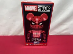 【カメ】 MARVEL STUDIOS / Happyくじ BE@RBRICK L@ST賞 BE@RBRICK 400% SPIDER-MAN  ベアブリック スパイダーマン マーベル 710のサムネイル