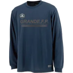 グランデ grande ハイパーロゴヘキサゴンL Sプラシャツ フットサルプラクティクスシャツ (gfph21103-8719)、NVY/CRMのサムネイル