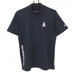 値下げ不可 パーリーゲイツ ゴルフ モックネックシャツ ネイビー 5 L