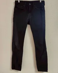 リーバイス Levi's 510 ブラックデニムパンツ スキニーフィット W29L32 黒 メンズ