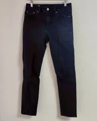 リーバイス Levi's 510 ブラックデニムパンツ スキニーフィット W29L32 メンズ 黒