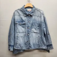GUESS ゲス BIG ツーポケット デニム オーバーサイズ サマージャケット XS(2XL)のサムネイル