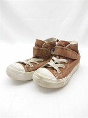 ◇ Θ コンバース CONVERSE オールスター チャックテイラー ハイカットスニーカー サイズ19.0cm キッズ ベージュ系 E 【1604220011441】