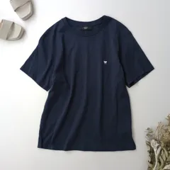 ◯ WEEKEND MaxMara ウィークエンド マックスマーラ ワンポイント刺繍 半袖 Tシャツ ネイビー /26Nのサムネイル
