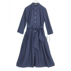 S MaxMara 半袖 ロングワンピース ネイビー - メルカリ