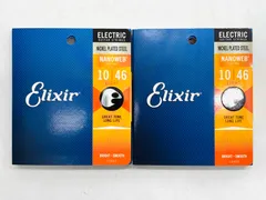 ELIXIR（エリクサー） NANOWEB Light 10-46 エレキ ギター 弦 2セットのサムネイル