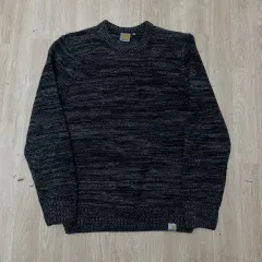 Carhartt カーハート WIP ワッペン ラムウール ラウンド ニット セーター S/90のサムネイル