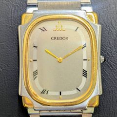 SEIKO CREDOR 9570-5160 SS＋22K SGP メンズ腕時計 - メルカリ