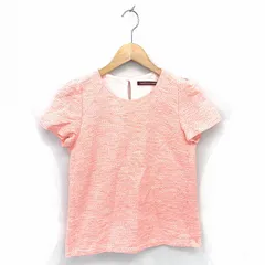 コントワーデコトニエ COMPTOIR DES COTONNIERS カットソー Tシャツ 総柄 丸首 綿 コットン 半袖 36 ピンク /TT41のサムネイル