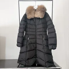 モンクレール★HIRONDELLE★最高級フォックスファー★ブラック★サイズ0★国内正規品のサムネイル