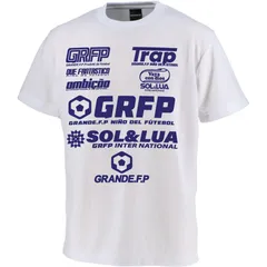 grande(グランデ) SOL・LUAドライメッシュTシャツ フットサル半袖 Tシャツ (gfph23005-0187)、WHT/NVYのサムネイル
