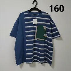 半袖　Tシャツ　ボーダー　胸ポケット　160cmのサムネイル