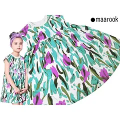maarook ワンピース ボタニカルプリント 天竺 90cmのサムネイル