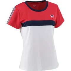 fila(フィラ) 09 ゲームシャツ テニス ゲームシャツ W (vl7506-11)、FILA-RED