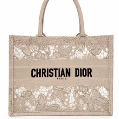 Christian Dior ブックトート バタフライ レース　ミディアム　トートバッグのサムネイル