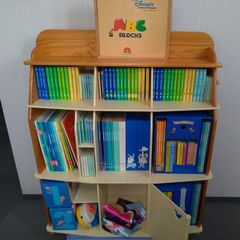 中央出版 トータル 棚セット 幼児 教育 小学校まで 本棚 パズル 左脳