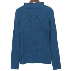 JIL SANDER ジルサンダー NAVY サイズ34 コットン 襟付き プルオーバー 