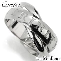 【新品仕上済】 Cartier トリニティ ホワイトゴールド K18WG リング 15号 レディース 返品OK