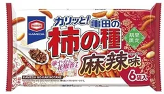 亀田 　柿の種　麻辣味 164gx６袋のサムネイル
