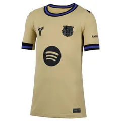 ナイキ NIKE  ジュニア FC バルセロナ 2025/26 スタジアム アウェイ  JR サッカー レプリカウェア  25FA (HJ5286-784)、784(ゴールド)