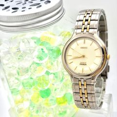 セイコー SEIKO ドルチェ 5E30-5A00 タンク型 コンビ - メルカリ
